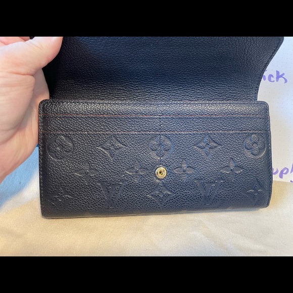 BLUE MONOGRAM EMPREINTE SARAH - Picture 6 of 14